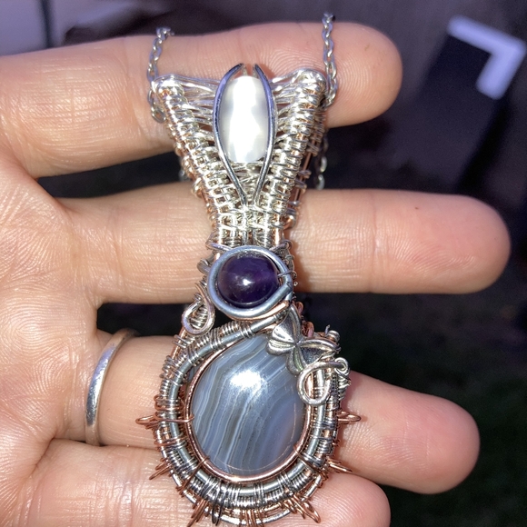 Agate Necklace - Picture 3 of 9